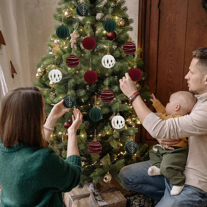 30Pcs 6cm Christmas Ball Ornaments