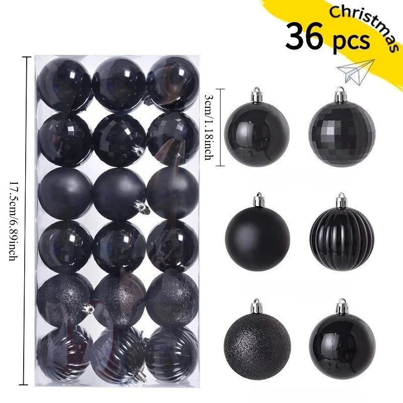 Classic Christmas Balls (36 pcs)