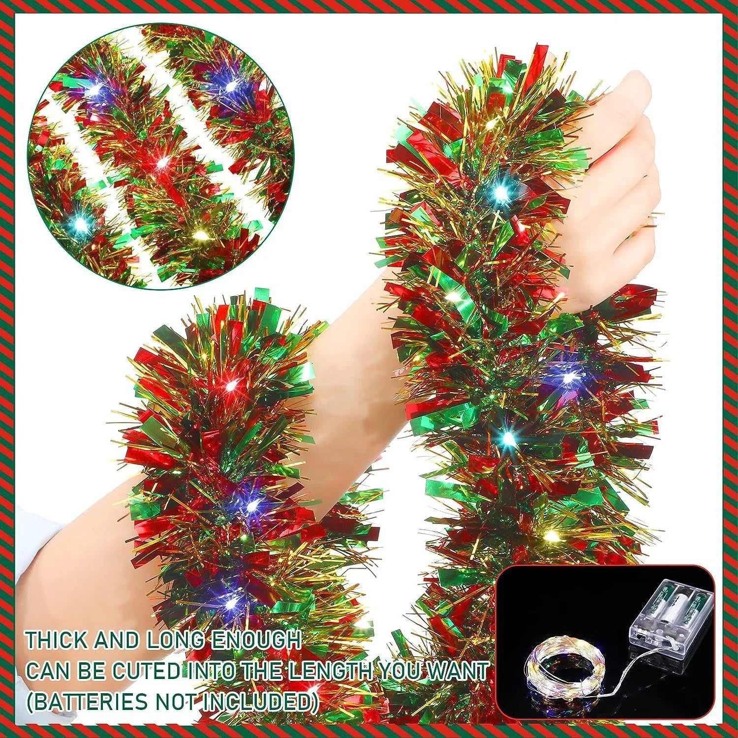 LED Christmas Garland Lights