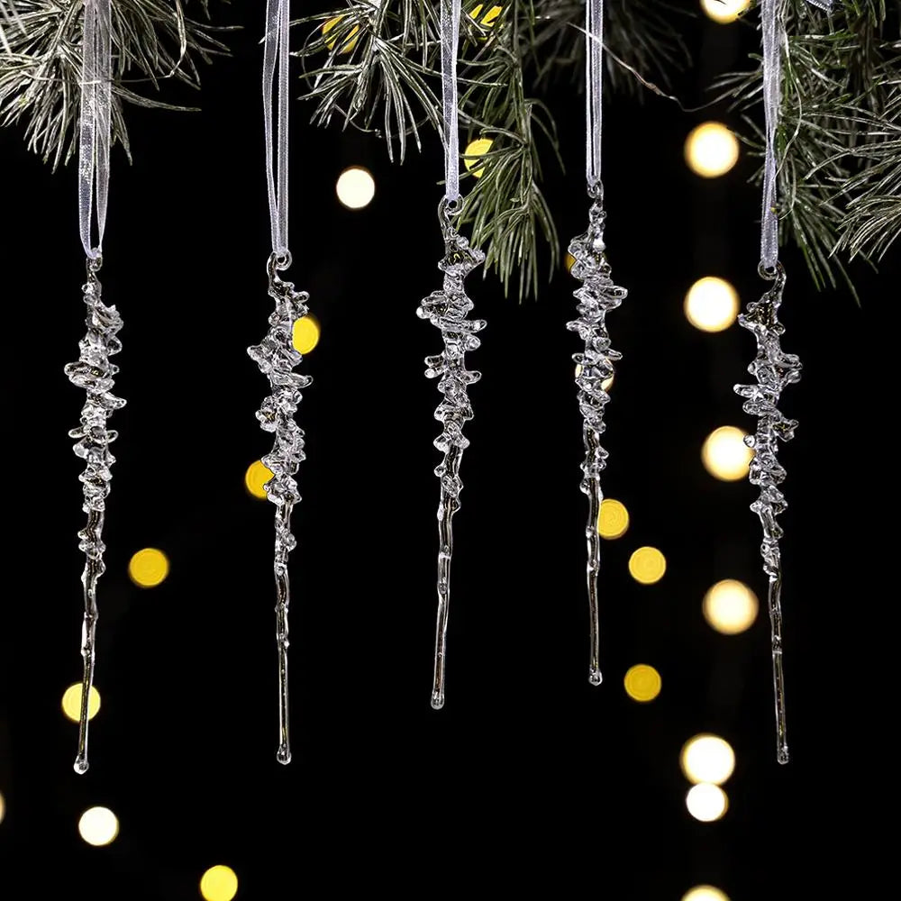 Realistic Frosted Ice Shape Decor