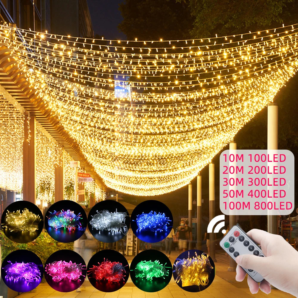 LED Outdoor String Lights
