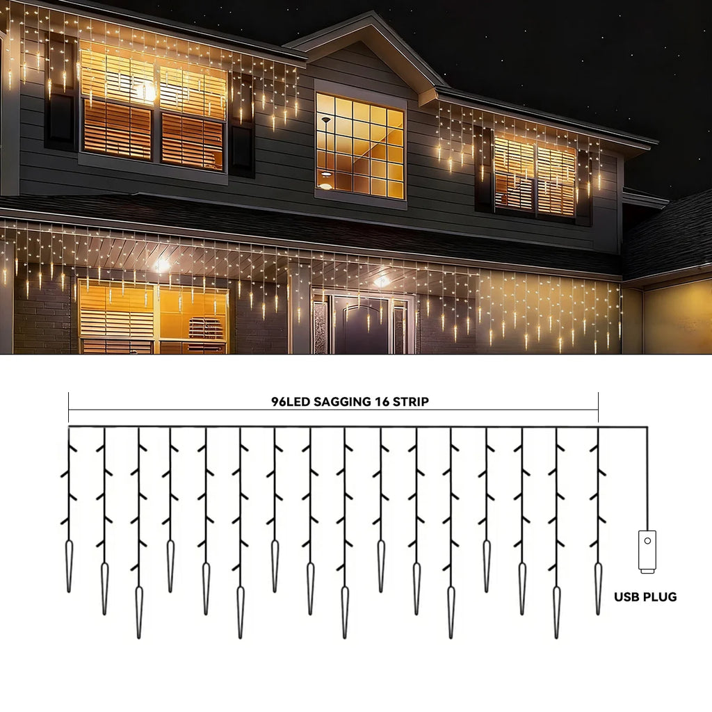 LED Snowfall Lights