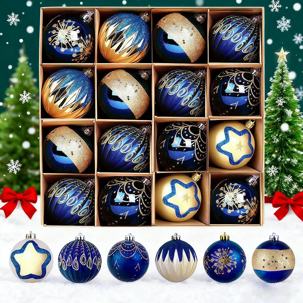 Christmas Ornaments Set 16/44 pcs