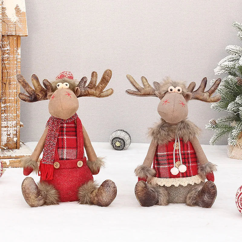 Christmas Cute Elk Decor
