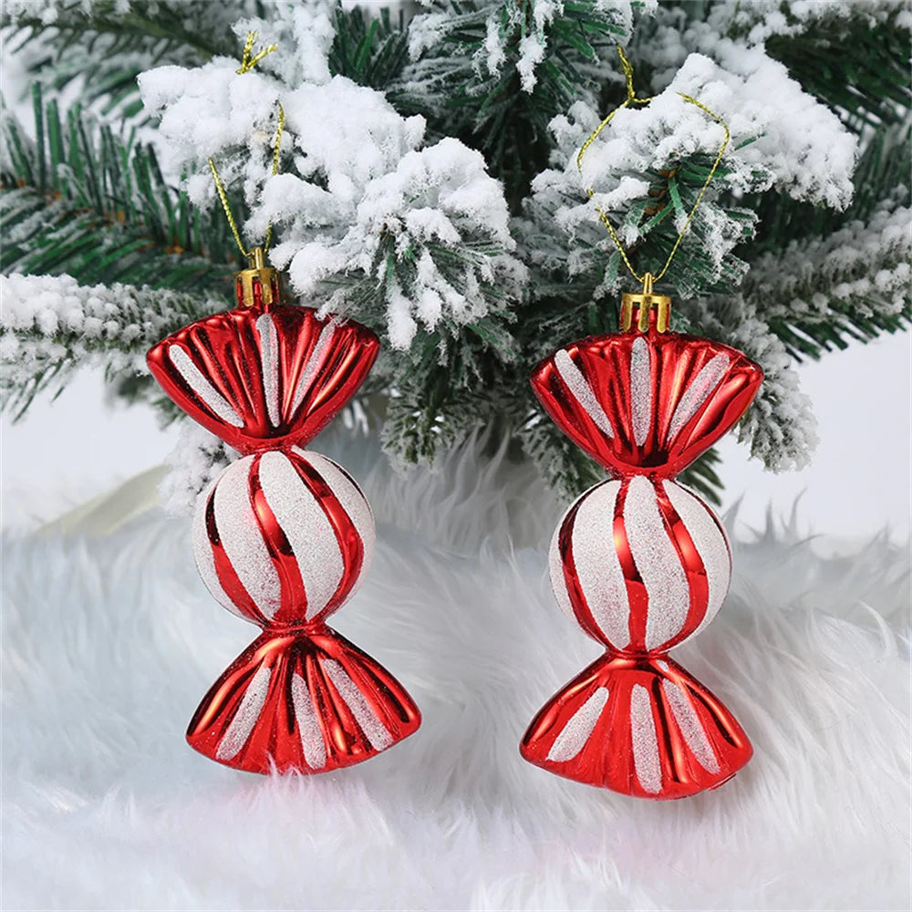 4pcs Christmas Lollipop Candy Cane