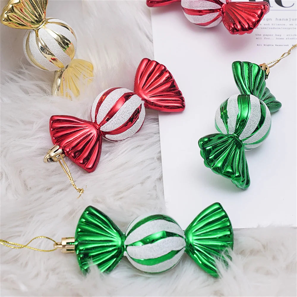 4pcs Christmas Lollipop Candy Cane