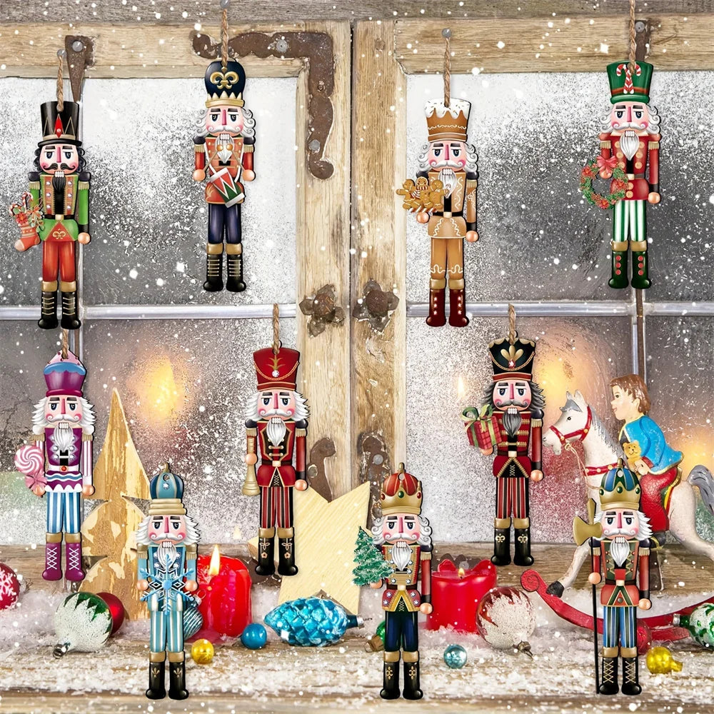 12pcs Christmas Nutcracker