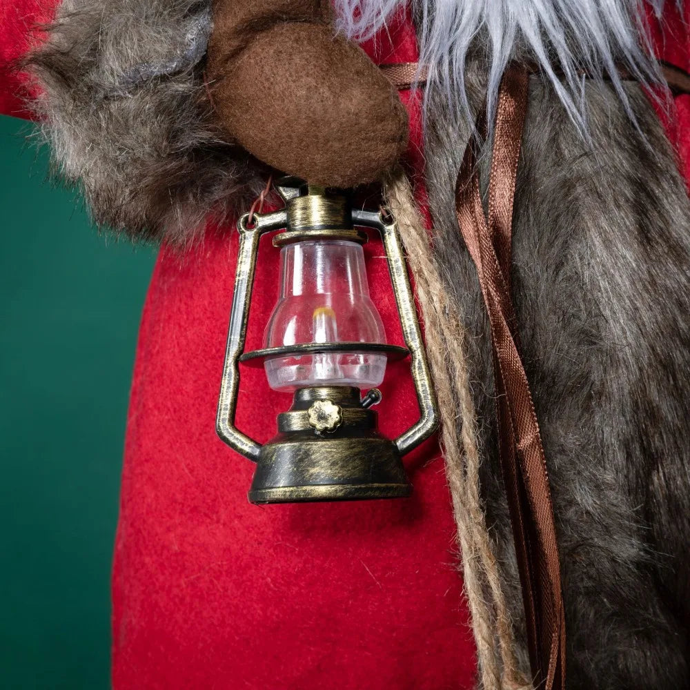 Set of 3 Santa Claus figurines