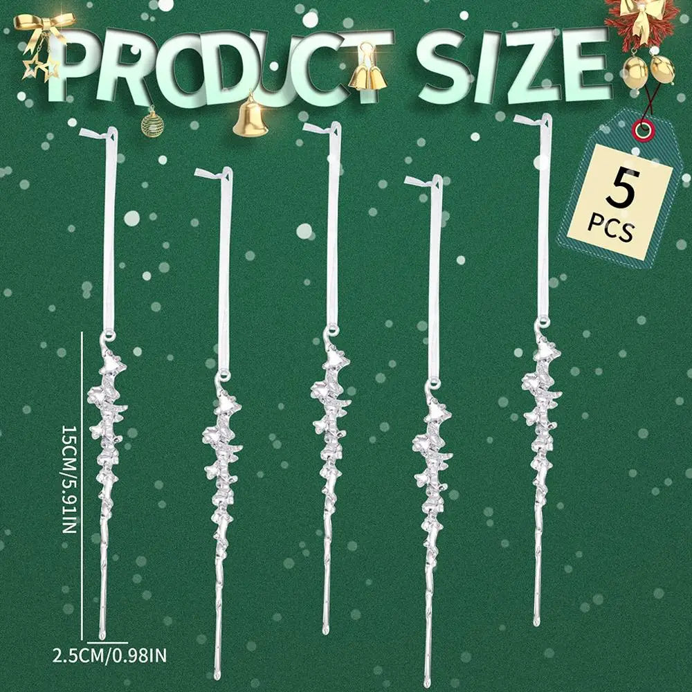 Realistic Frosted Ice Shape Decor