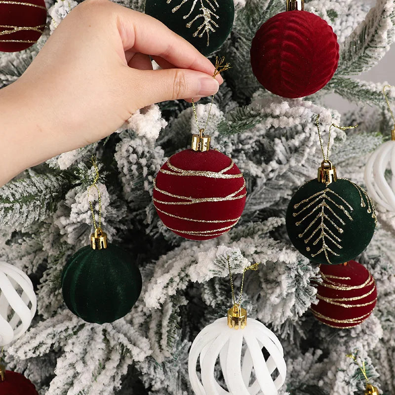 30Pcs 6cm Christmas Ball Ornaments