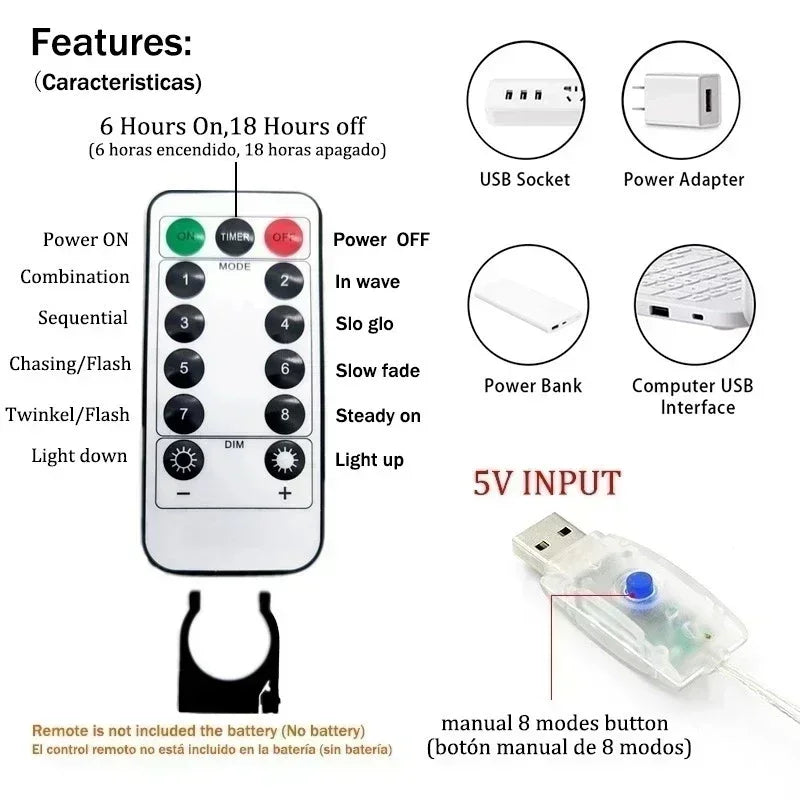 Curtain Garland Remote