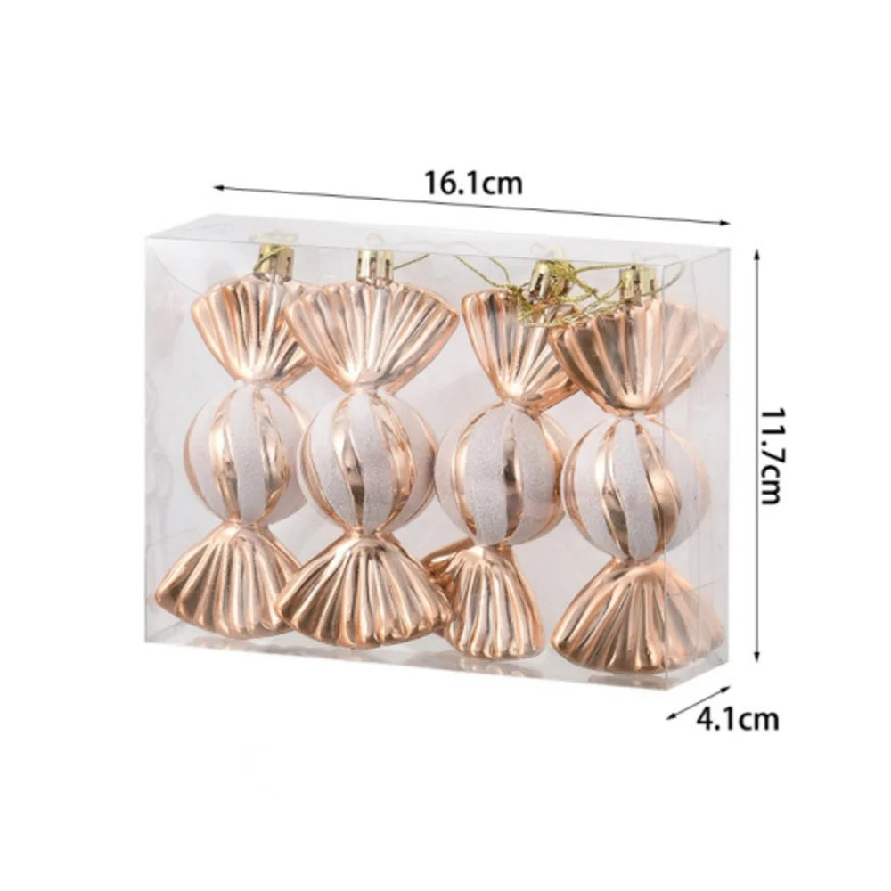 4pcs Christmas Lollipop Candy Cane