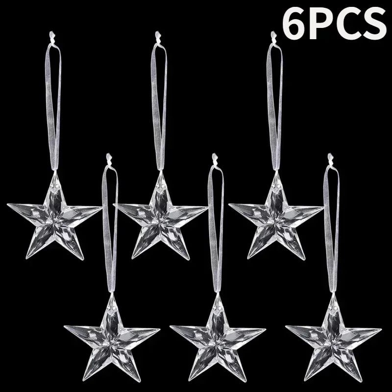 Christmas Transparent Icicle Snowflake