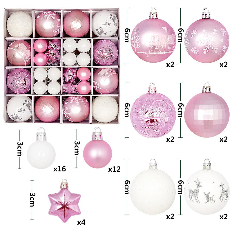 Holiday Ornament Set (44 pcs)