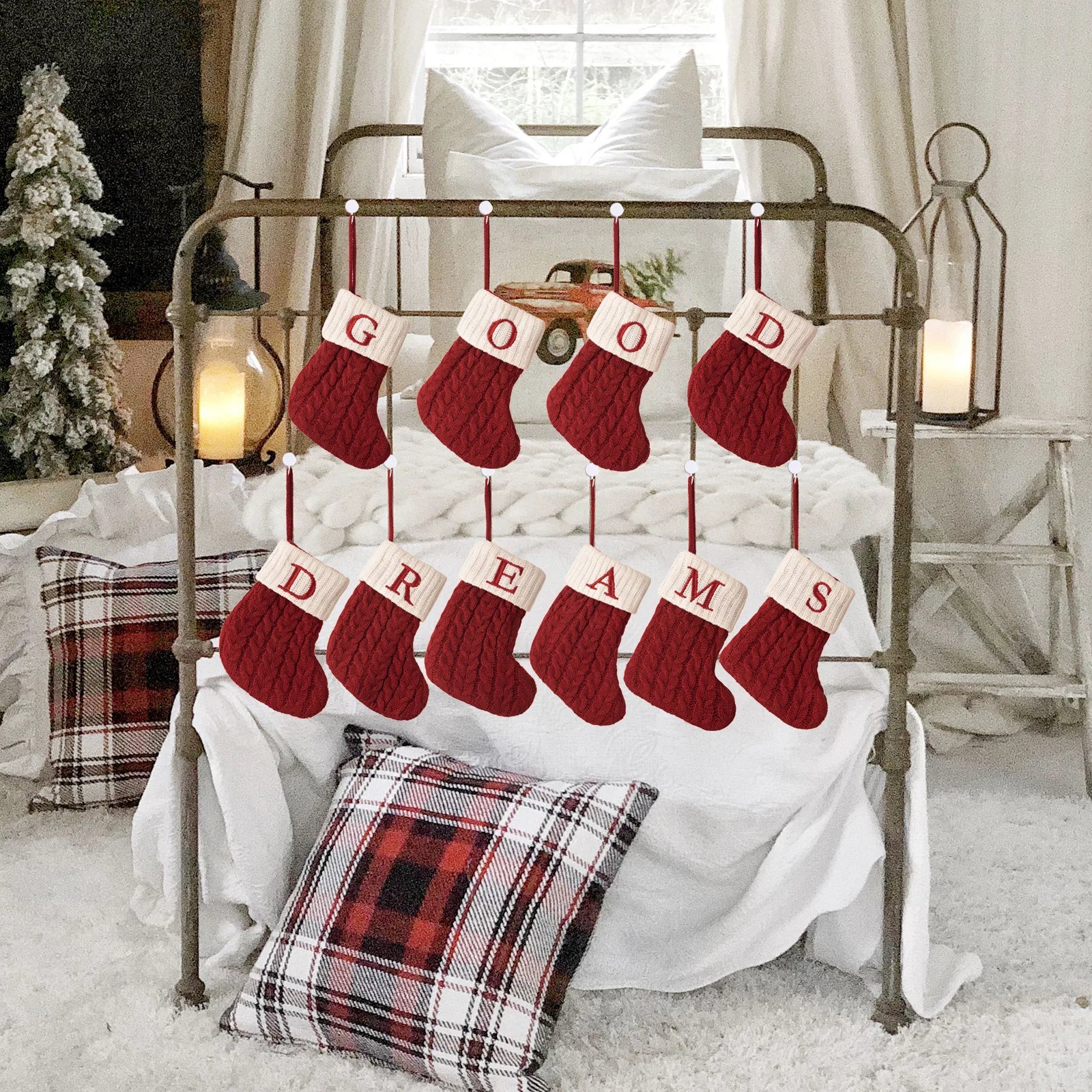 Knitted Alphabet Stockings