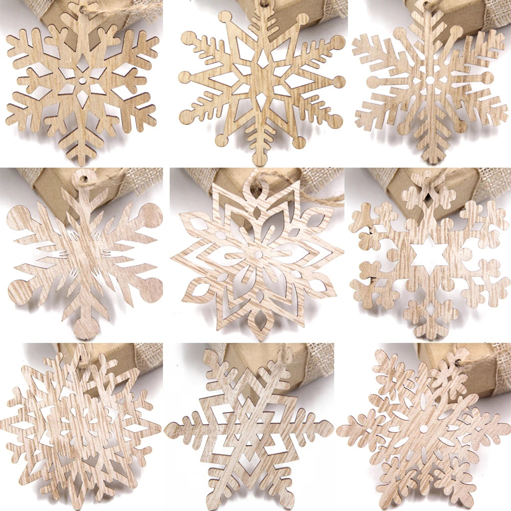 Wooden Hollow Snowflake